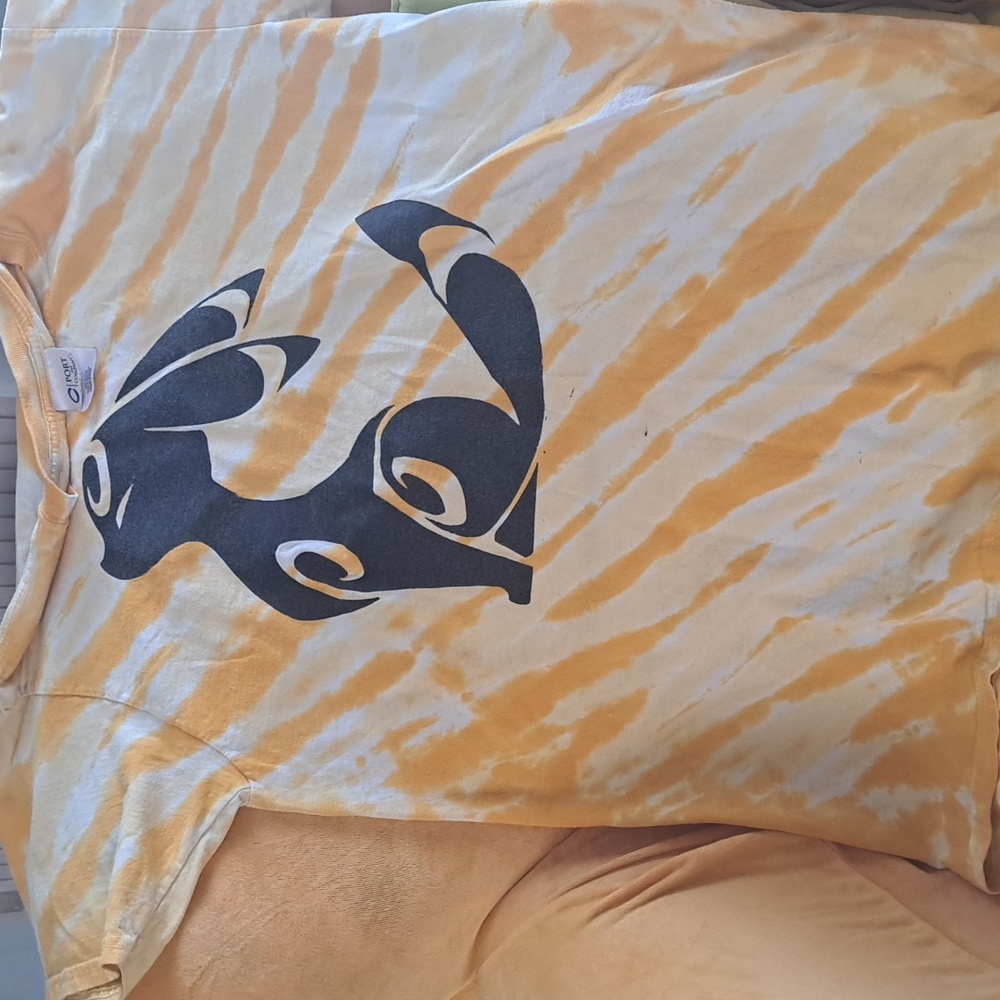 Pokemon Tye Dye Tee Shirt Short Sleeve By Port and Company Medium